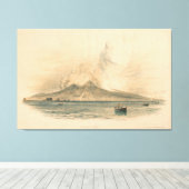 Mount Vesuvius Canvas Afdruk (Insitu (Houten vloer))