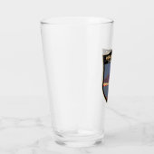 Mount Vesuvius Golf van Napels Badge  Glas (Rechts)