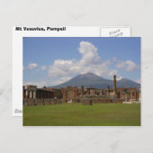 Mount Vesuvius, Pompeii Briefkaart (Voorkant / Achterkant)