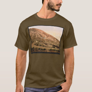 Mount Vesuvius, weg- en spoorweg, Napels, Italië v T-shirt