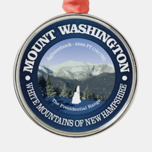Mount Washington Metalen Ornament