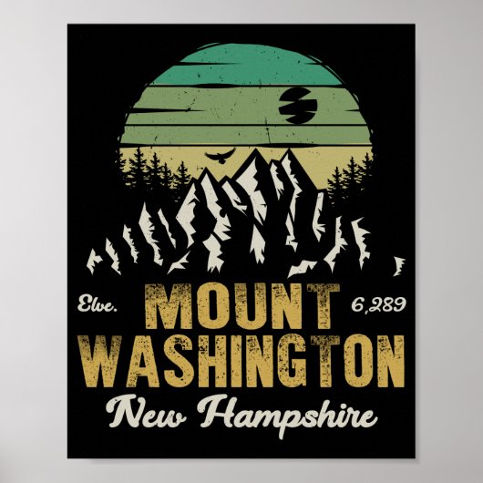 Mount Washington new Hampshire Poster (Voorkant)