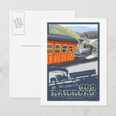 Mount Washington, New HampshireCog Railroad Briefkaart (Voorkant / Achterkant)