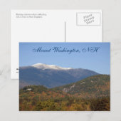 Mount Washington, NH Briefkaart (Voorkant / Achterkant)