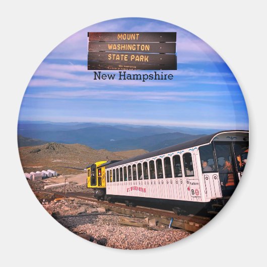Mount Washington State Park New Hampshire Magnet (Devant)
