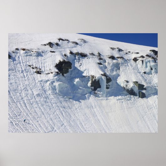 Mount Washington Tuckermans Ravine Skiier Poster (Voorkant)