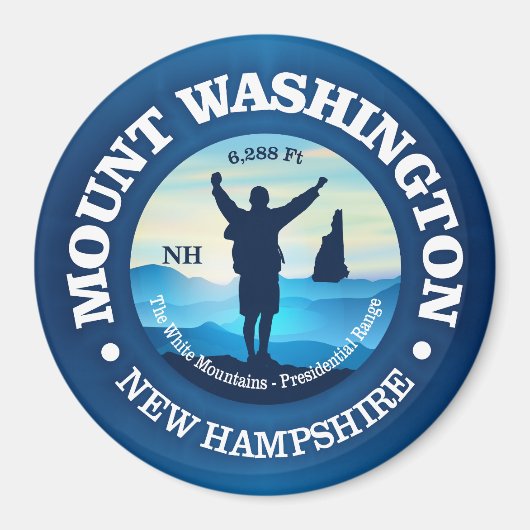 Mount Washington (V) Magneet (Voorkant)