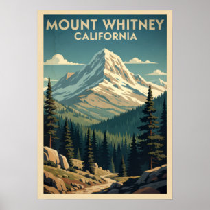 Mount Whitney California V01 Poster