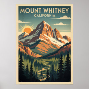 Mount Whitney California V04 Poster