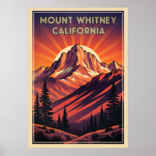 Mount Whitney California V07 Poster