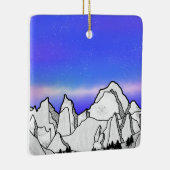 Mount Whitney Keramisch Ornament (Rechts)