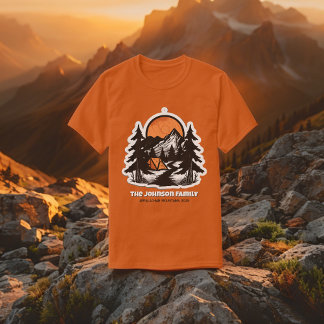 Mountain Adventure aangepaste familie reünie T-shirt
