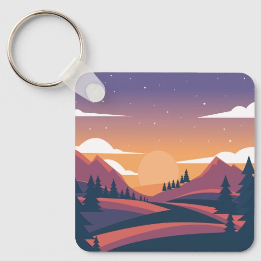 Mountain Adventure Sleutelhanger (Voorkant)
