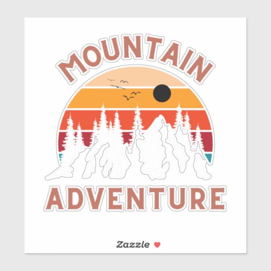 Mountain Adventure Sticker (Vel)