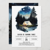 Mountain Adventure Uitnodiging voor verjaardag (Voorkant / Achterkant)