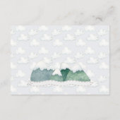 Mountain Adventures Diaper Raffle Card Informatiekaartje (Achterkant)