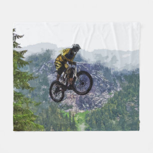 Mountain Air - BMX Rider Fleece Deken