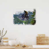 Mountain Air BMXer - BMX Rider Poster (Keuken)