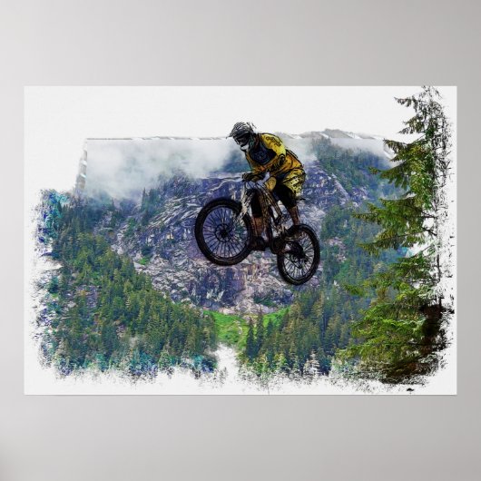 Mountain Air BMXer - Poster du pilote BMX (Devant)