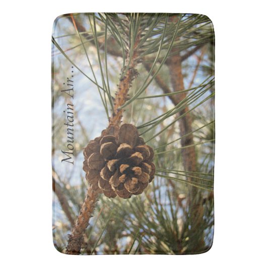 Mountain Air Pine Cone Badmat - Groot (Voorkant Verticaal)