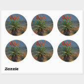 Mountain Aloe 2 Ronde Sticker (Vel)