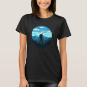 Mountain and Forest Scene  61 T-shirt (Voorkant)