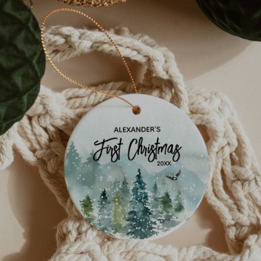 Mountain Baby's voornaam Ornament