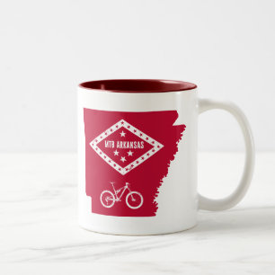 Mountain Bike Arkansas Tweekleurige Koffiemok