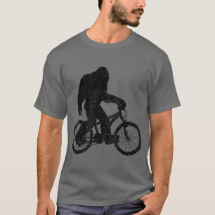 Mountain Bike Bigfoot MTB Biking Cycling Funny T-shirt