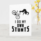 Mountain Bike Biking Bicycle Downhill Gift Idee Kaart (Gele Bloem)