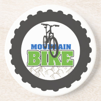 Mountain Bike Biking Zandsteen Onderzetter