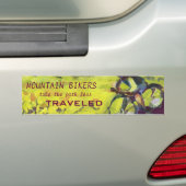 Mountain Bike Bumber Sticker (Op auto)