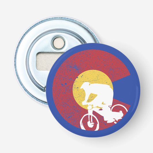 Mountain Bike Colorado Button Flesopener (Voorkant)