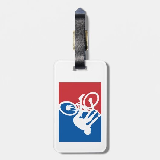 Mountain Bike Crash All Star Bagagelabel (Achterkant verticaal)