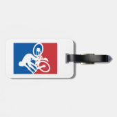 Mountain Bike Crash All Star Bagagelabel (Achterkant horizontaal)