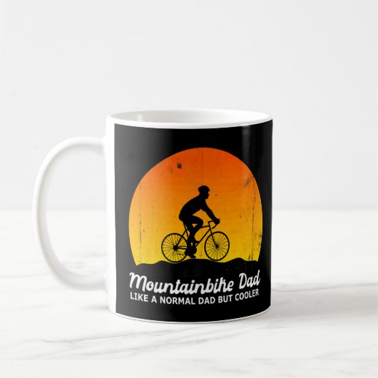 Mountain Bike Dad Bicycle Cycling Mountainbike Koffiemok (Links)