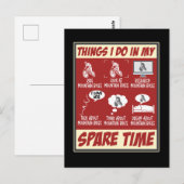 Mountain Bike Funny MTB Humor Biking Briefkaart (Voorkant / Achterkant)