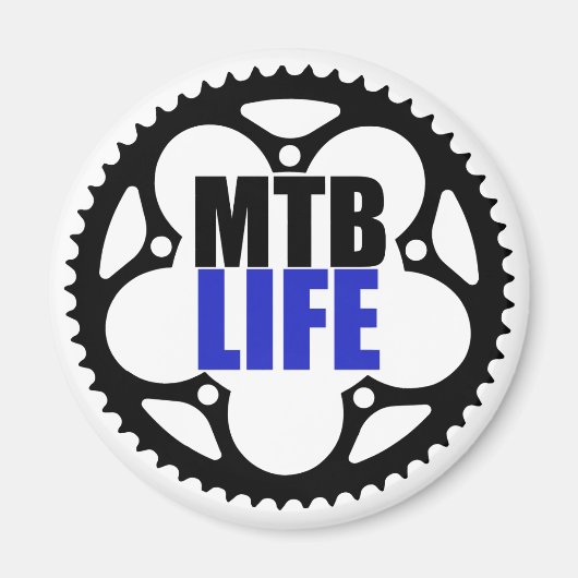 Mountain Bike Life Magneet (Voorkant)