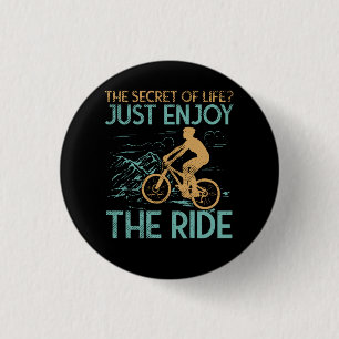Mountain Bike Mountain Biker Ronde Button 3,2 Cm
