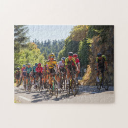 Mountain Bike Race Jigzaag Puzzle Legpuzzel