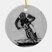 Mountain Bike Ride Keramisch Ornament (Voorkant)