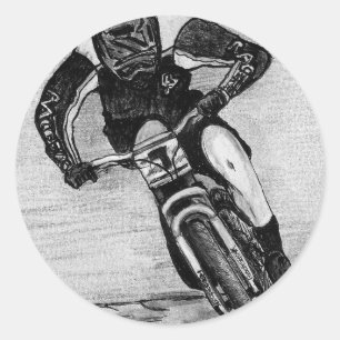 Mountain Bike Ride Ronde Sticker