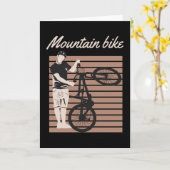 Mountain Bike Rider Kaart (Gele Bloem)