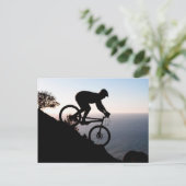 Mountain Bike Rider. Leeuwenkop, Kaapstad Briefkaart (Staand voorkant)