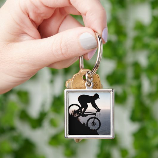 Mountain Bike Rider. Leeuwenkop, Kaapstad Sleutelhanger (Hand)