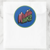 Mountain Bike Ronde Sticker (Tas)