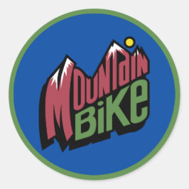 Mountain Bike Ronde Sticker