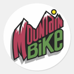 Mountain Bike Ronde Sticker