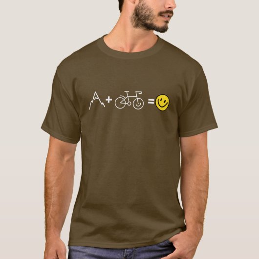Mountain Bike Shirt, Mountain Bike gift, Mountain T-shirt (Voorkant)