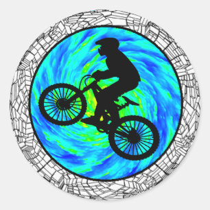 MOUNTAIN BIKE TRACKED RONDE STICKER